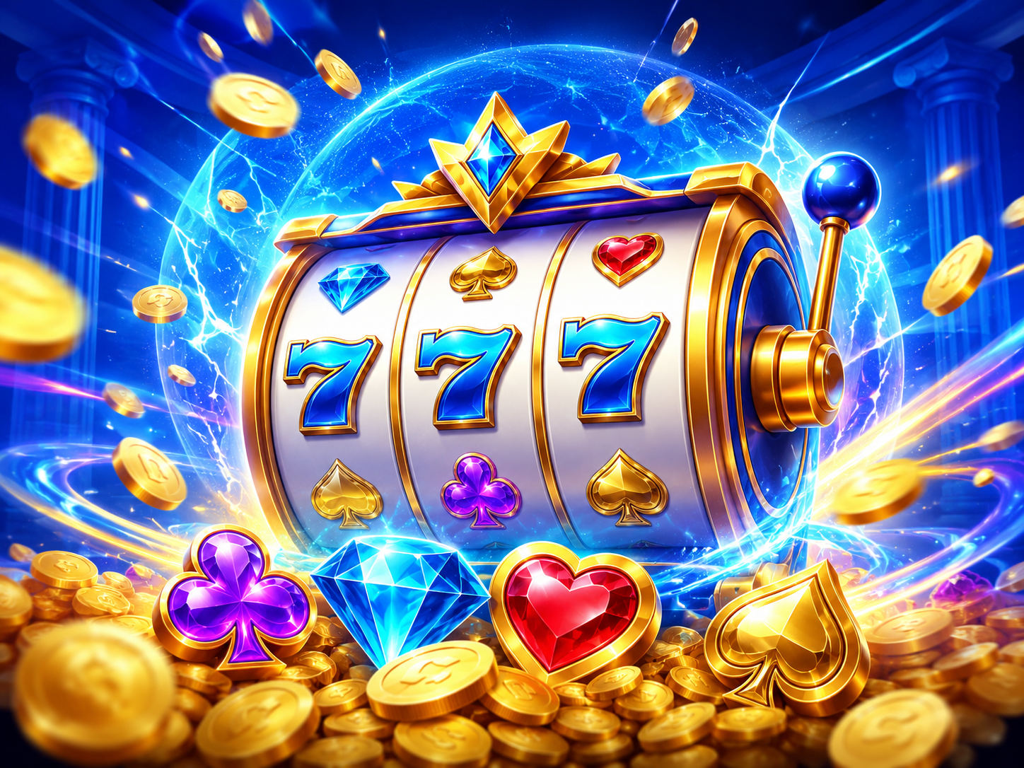 slots game illustration
