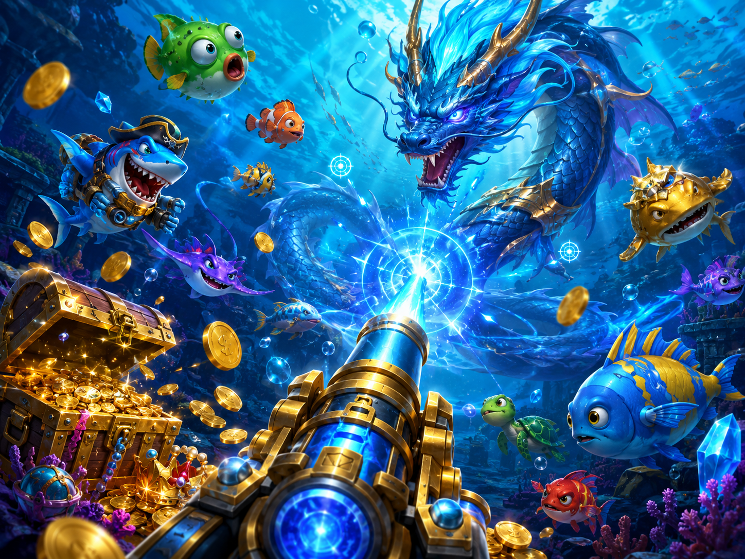 extra fishing game illustration